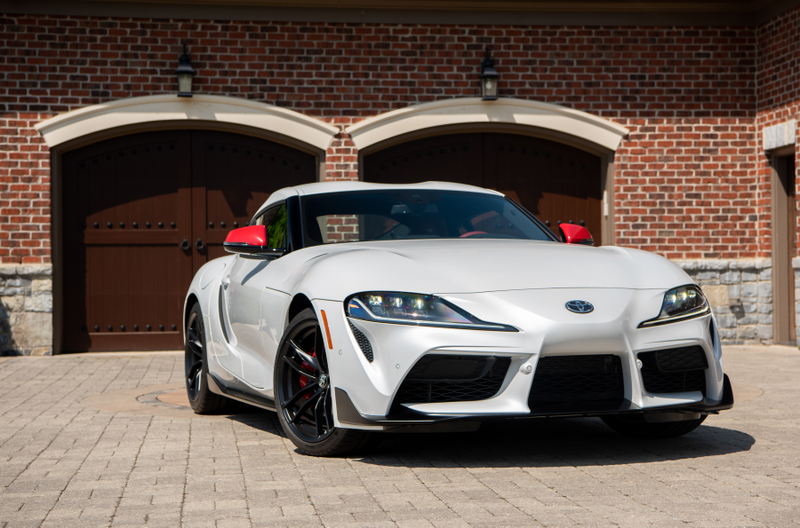 Illustration for article titled The New Supra Looks Best In White, Just Like the 2000GT